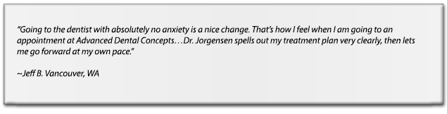 Vancouver real dental patient testimonials, Jack Jorgensen DMD , Vancouver dentist