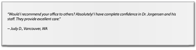 Vancouver real dental patient testimonials, Jack Jorgensen DMD , Vancouver dentist